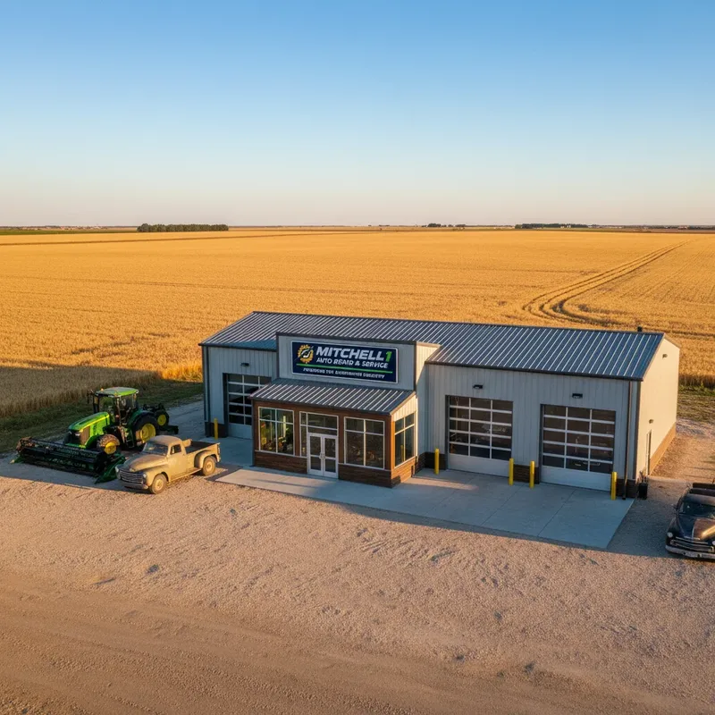 Kansas auto repair shop using Mitchell1 ProDemand software for diagnostics